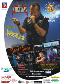 Szczecin. Koncerty. 13.09.2012. Szczecin Metal Meeting: Tim „Ripper” Owens