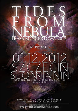 Szczecin. Koncerty. 01.12.2012. Tides from Nebula