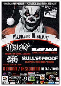 Szczecin. Koncerty. 08.12.2012. Metalowe Mikołajki