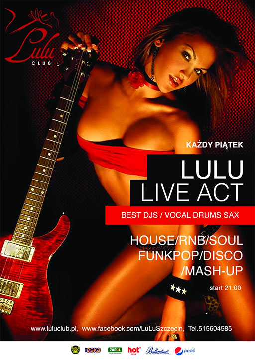 Impreza: Lulu Live Act – Inspired by Music. Lulu Club