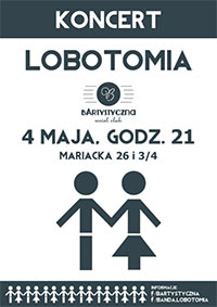 Szczecin, rozrywka, koncert, bArtystyczna, Lobotomia, w Szczecinie