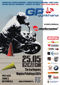 Szczecin, wydarzenia sportowe, motocykle, sport motorowy, tor gokartowy, zawody motocyklowe, Gymkhana GP, w Szczecinie