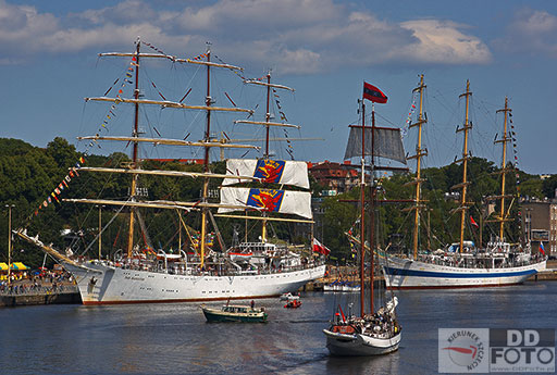 Szczecin, imprezy,Tall Ships, TheTall Ship Races Szczecin 2013, regaty, finał regat, 02-06.08.2013, Finał Regat Wielkich Żaglowców, Wały Chrobrego