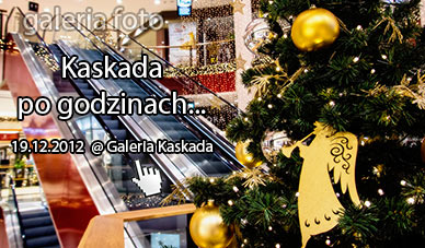 Szczecin. Fotoreportaż. 19.12.2012. Galeria Kaskada po godzinach…