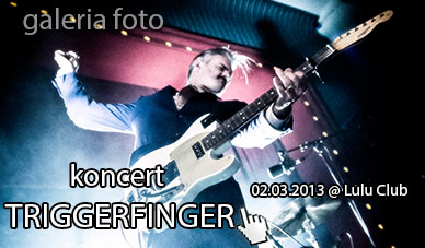 Szczecin. Fotoreportaż. 02.03.2013. Koncert Triggerfinger @ Lulu Club w obiektywie