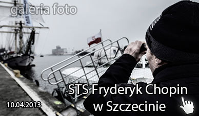 Szczecin. Fotoreportaż. 10.04.2013. STS Fryderyk Chopin wrócił do Szczecina