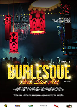 ARCHIWUM. Szczecin. IMPREZY. 12.04.2014. Burlesque and Live Act – Maja Koterba @ Lulu Club