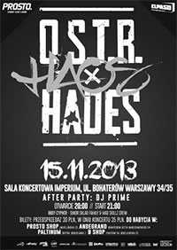 Szczecin, koncerty, Imperium, O.S.T.R., Hades, Haos, Dj Haem, Dj Kebs, Kochan, Power Plumkerzz,  w Szczecinie
