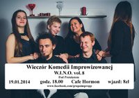 Szczecin. IMPREZY. 19.01.2014. Wieczór Komedii Improwizowanej @ Hormon