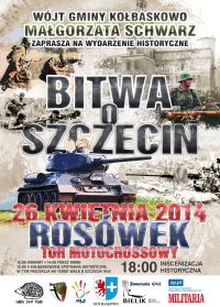 ARCHIWUM. Szczecin/Rosówek. Imprezy. Wydarzenia. 26.04.2014. Piknik historyczny – Bitwa o Szczecin. 69 rocznica walk o Szczecin @ Tor Motocrossowy w Rosówku