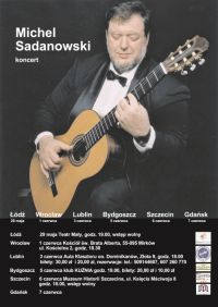 ARCHIWUM. Szczecin. Koncerty. 06.06.2014. Michel Sadanovsky – koncert gitarowy @ Muzeum Historii Szczecina