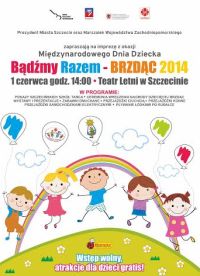 ARCHIWUM. Szczecin. IMPREZY. Dzień Dziecka. 01.06.2014. Bądźmy Razem – BRZDĄC 2014 @ Amfiteatr/Teatr Letni w Szczecinie