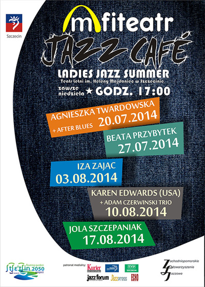 ARCHIWUM. Szczecin. Koncerty. 03.08.2014. Lady Summer Jazz . Amfiteatr JAZZ café: Iza Zając @ Teatr Letni, Szczecin