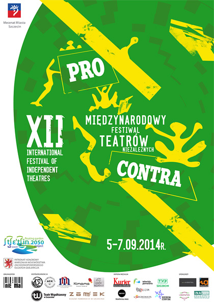 ARCHIWUM. Szczecin. Wydarzenia. 5-7.09.2014. Międzynarodowy Festiwal Teatrów Niezależnych PRO-CONTRA Szczecin 2014