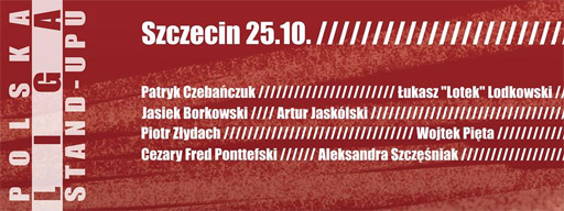 ARCHIWUM. Szczecin. Wydarzenia. 25.10.2014. Polska Liga Stand-Upu w Szczecinie @ Lulu Club