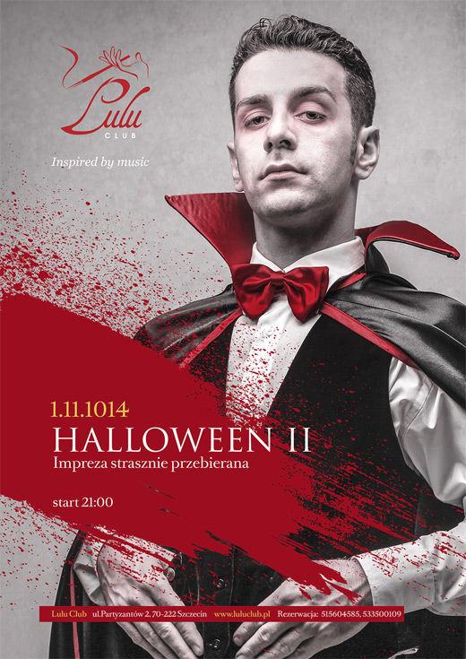 Szczecin, imprezy, Halloween, Halloween Party, Lulu Club w Szczecinie, Halloween 2014