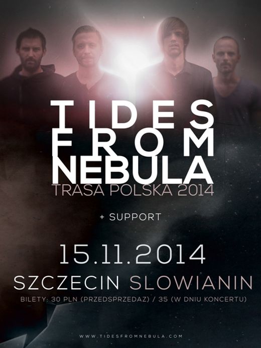 Szczecin, koncert, koncerty w Szczecinie, Dom Kultury Słowianin, Tides from Nebula, weekend, 15.11.2014, w Szczecinie