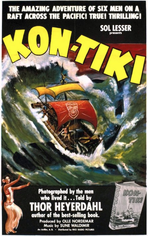 Szczecin, Zamek Książąt Pomorskich, Kino Zamek, Kon-Tiki Tratwą przez Pacyfik, w Szczecinie