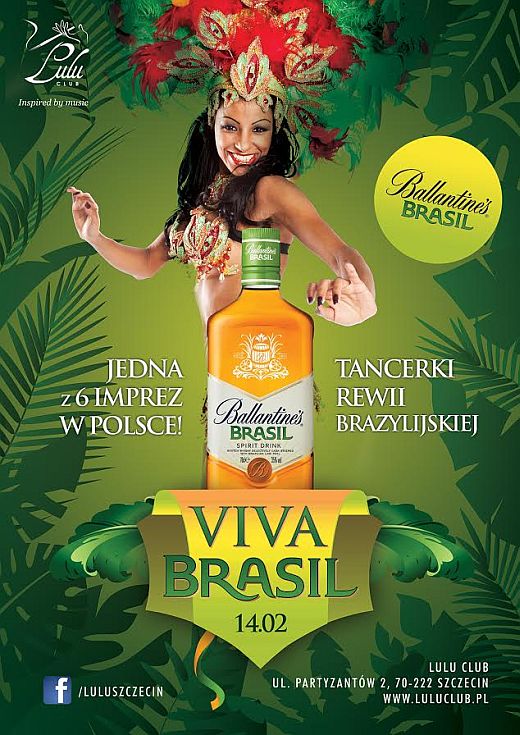 Szczecin, karnawał, imprezy, Lulu Club, Ballantine's Brasil, Viva Brasil, w Szczecinie