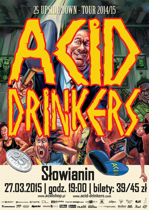 ARCHIWUM. Szczecin. Koncerty. 27.03.2015. Acid Drinkers @ Dom Kultury Słowianin