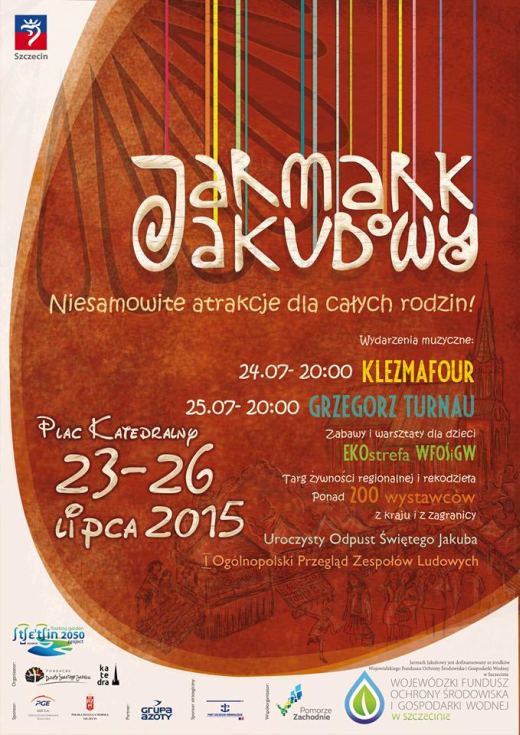 ARCHIWUM. Szczecin. Imprezy. Wydarzenia. 24-26.07.2015. Dni Jakubowe – Jarmark Jakubowy w Szczecinie @ Pl. Katedralny, Katedra