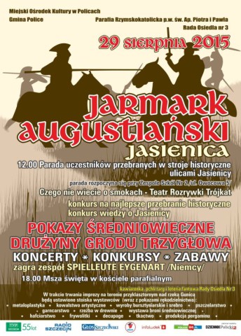 Jasienica, weekend, imprezy, wydarzenia, jarmark augustiański, kierunek Szczecin, jarmarki, klasztor w jasienicy, Spielleute Eygenart