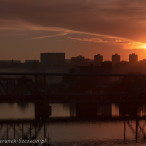 kierunek szczecin, szczecin na co dzień, fotografie szczecina, zdjęcia szczecina, 02.10.2015, zachód słońca w Szczecinie