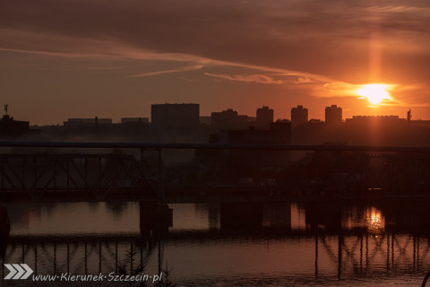 kierunek szczecin, szczecin na co dzień, fotografie szczecina, zdjęcia szczecina, 02.10.2015, zachód słońca w Szczecinie