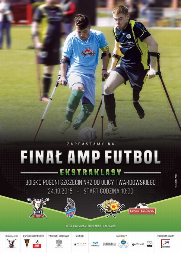 ARCHIWUM. Szczecin. SPORT. Wydarzenia. 24.10.2015. Finał Amp Futbol Ekstraklasy @ Boisko Pogoni ARCHIWUM. Szczecin. SPORT. Wydarzenia. 24.10.2015. Finał Amp Futbol Ekstraklasy @ Boisko Pogoni