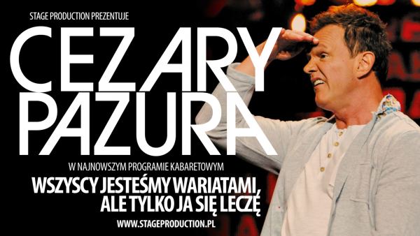 ARCHIWUM. Szczecin. Imprezy. 20.11.2015. Cezary Pazura: Wszyscy jesteśmy wariatami, ale tylko ja się leczę @ Dom Kultury Słowianin