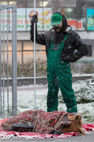 28.11.2015. Happening Ogólnopolski Dzień bez Futra w Szczecinie