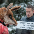 28.11.2015. Happening Ogólnopolski Dzień bez Futra w Szczecinie