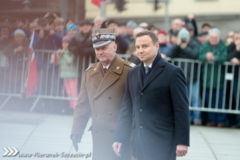 17.12.2015, Prezydent RP Andrzej Duda, obchody 45. rocznicy grudnia '70 w Szczecinie