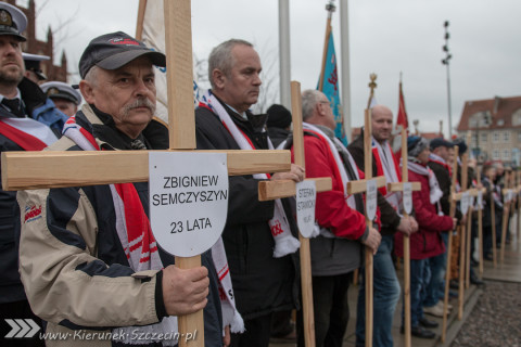 17.12.2015, obchody 45. rocznicy grudnia '70 w Szczecinie