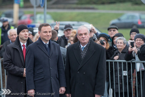 17.12.2015, Prezydent RP Andrzej Duda, obchody 45. rocznicy grudnia '70 w Szczecinie