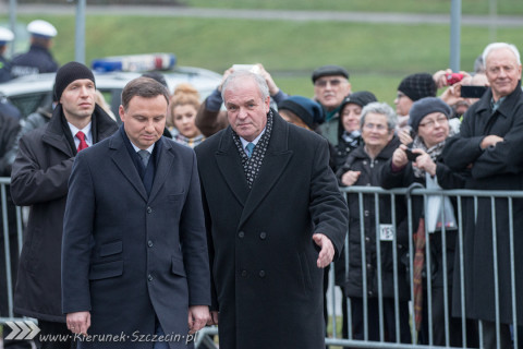 17.12.2015, Prezydent RP Andrzej Duda, obchody 45. rocznicy grudnia '70 w Szczecinie