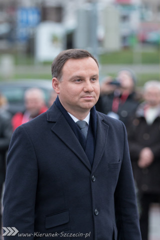 17.12.2015, Prezydent RP Andrzej Duda, obchody 45. rocznicy grudnia '70 w Szczecinie