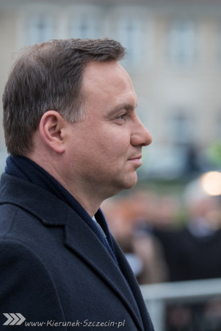 17.12.2015, Prezydent RP Andrzej Duda, obchody 45. rocznicy grudnia '70 w Szczecinie