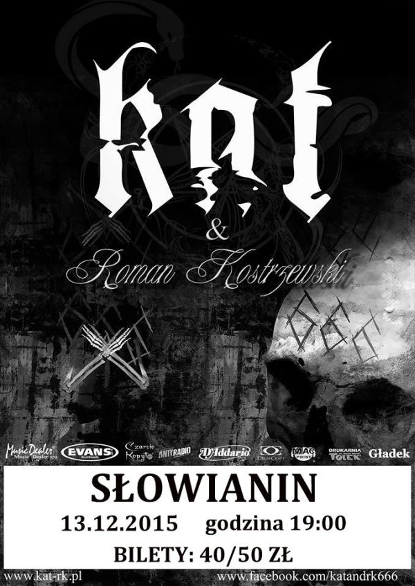 ARCHIWUM. Szczecin. Koncerty. 13.12.2015. KAT & Roman Kostrzewski @ Dom Kultury Słowianin