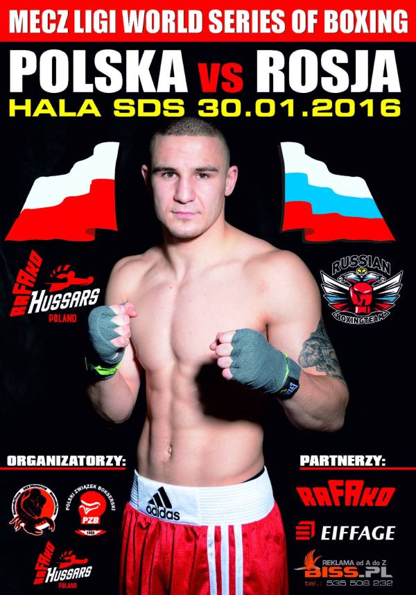 ARCHIWUM. Szczecin. SPORT. Wydarzenia. 30.01.2016. World Series of Boxing. Mecz Polska-Rosja @ Hala Szczecińskiego Domu Sportu