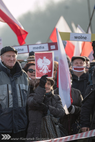 09.01.2016 Manifestacja KOD - wolne media - Szczecin