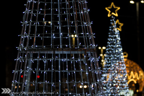 Szczecin ubrany na Święta, czyli galeria fotografii iluminacji przygotowanych na Święta Bożego Narodzenia 2015 w Szczecinie