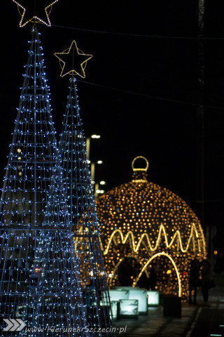 Szczecin ubrany na Święta, czyli galeria fotografii iluminacji przygotowanych na Święta Bożego Narodzenia 2015 w Szczecinie