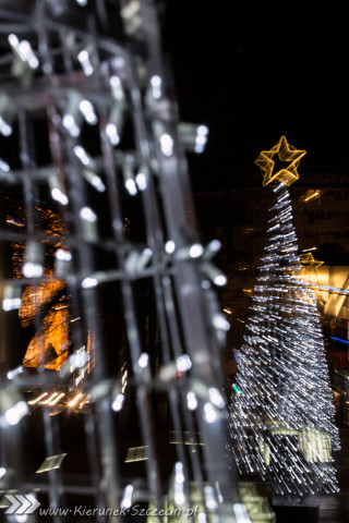 Szczecin ubrany na Święta, czyli galeria fotografii iluminacji przygotowanych na Święta Bożego Narodzenia 2015 w Szczecinie