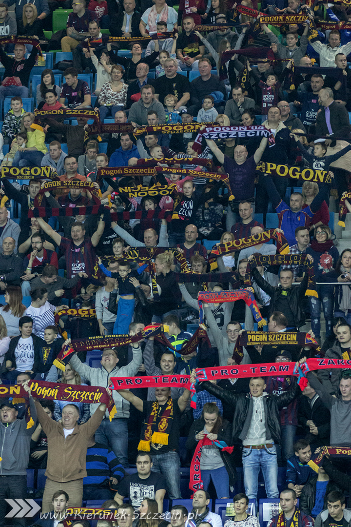 Szczecin. FOTOREPORTAŻ. 14.02.2016. Futsal Ekstraklasa: Pogoń ’04 Szczecin vs Gwiazda Ruda Śląska @ Azoty Arena