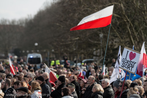 19.03.2016 manifestacja KODu w Szczecinie fot. © Kierunek Szczecin