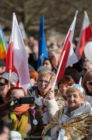 19.03.2016 manifestacja KODu w Szczecinie fot. © Kierunek Szczecin