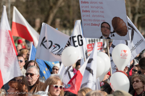 19.03.2016 manifestacja KODu w Szczecinie fot. © Kierunek Szczecin