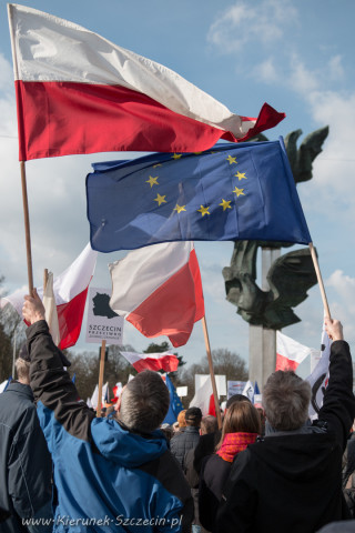 19.03.2016 manifestacja KODu w Szczecinie fot. © Kierunek Szczecin