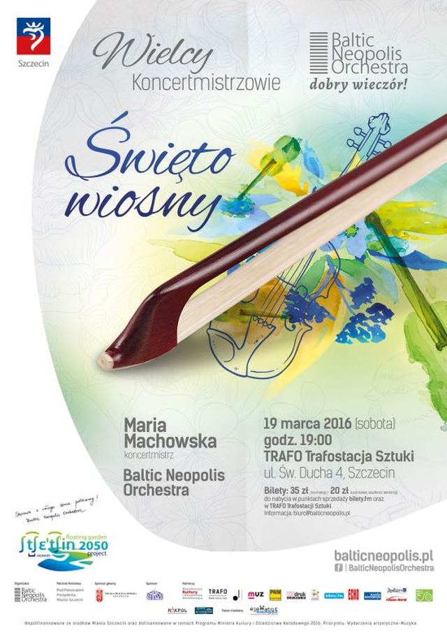 ARCHIWUM. Szczecin. Koncerty. 19.03.2016. Baltic Neopolis Orchestra & Maria Machowska – Święto Wiosny @ TRAFO Trafostacja Sztuki